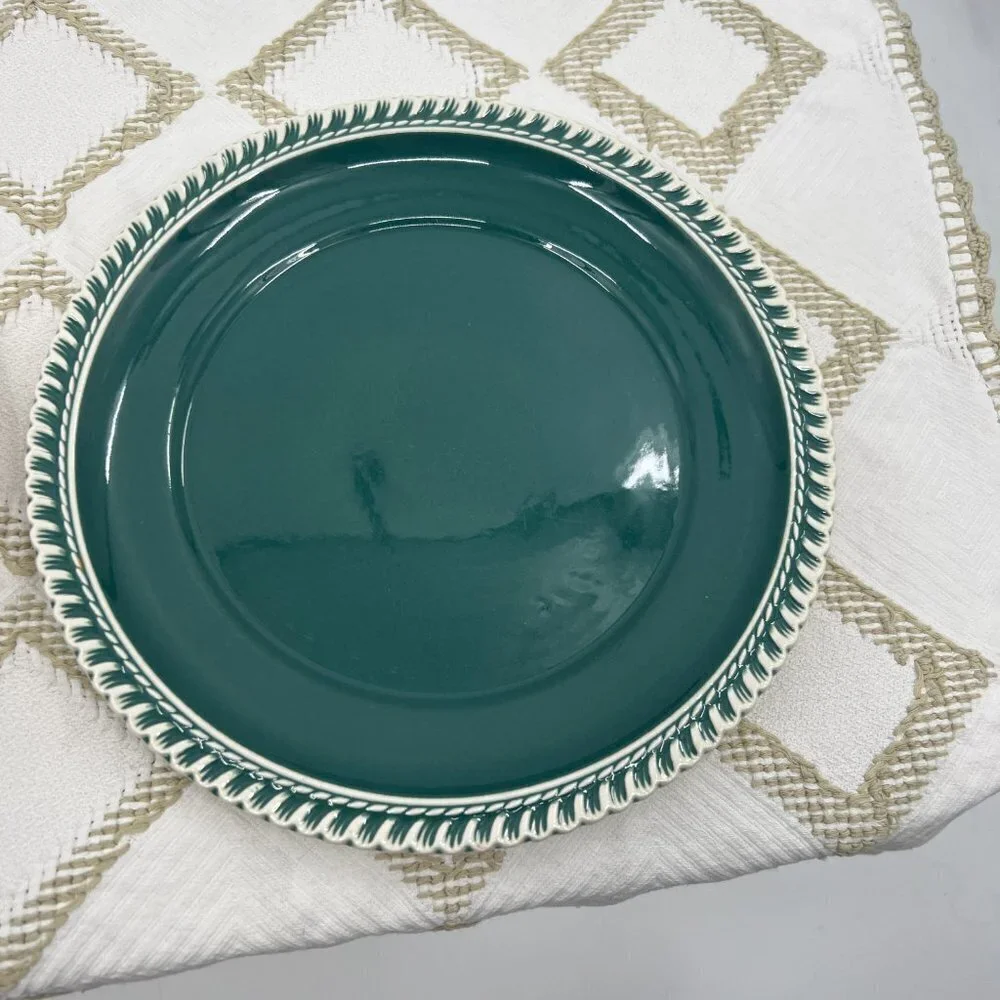 Harker Pottery 2 dinner plates 9 1/2